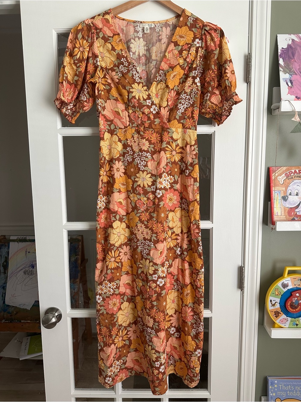 Billabong x Salty Blonde floral  maxi dress